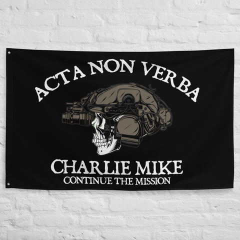 Acta Non Verba Flag